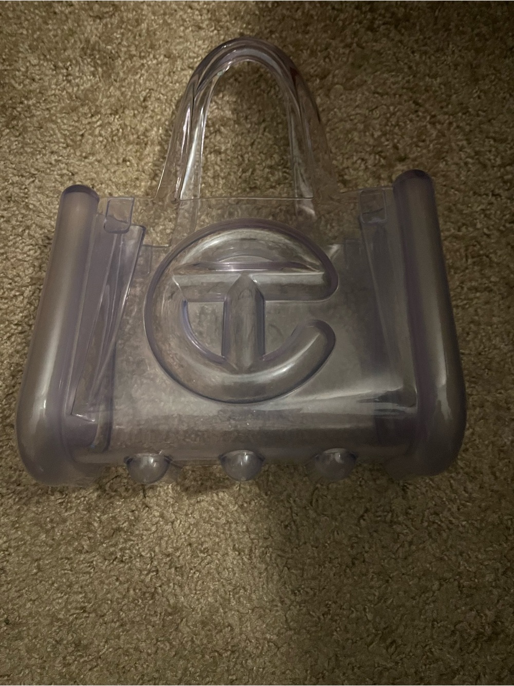 Clear Telfar mini tote